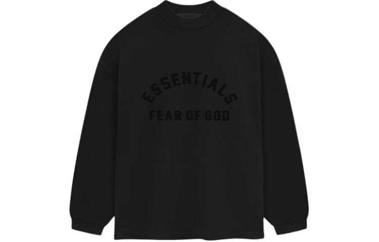 Fear Of God Essentials SS24 Drop2 Longsleeve T Shirt T Shirt Men's Jet Black/Jet Black