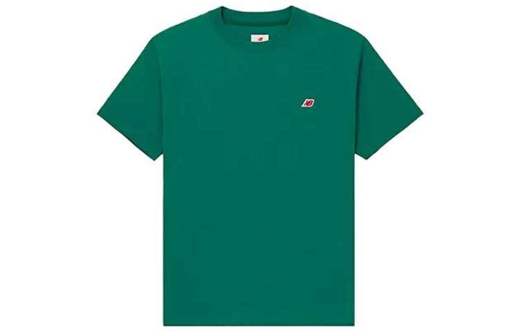 New Balance New Balance Made In USA Series T Shirts Unisex Green Crew Neck Moderate Straight Fit