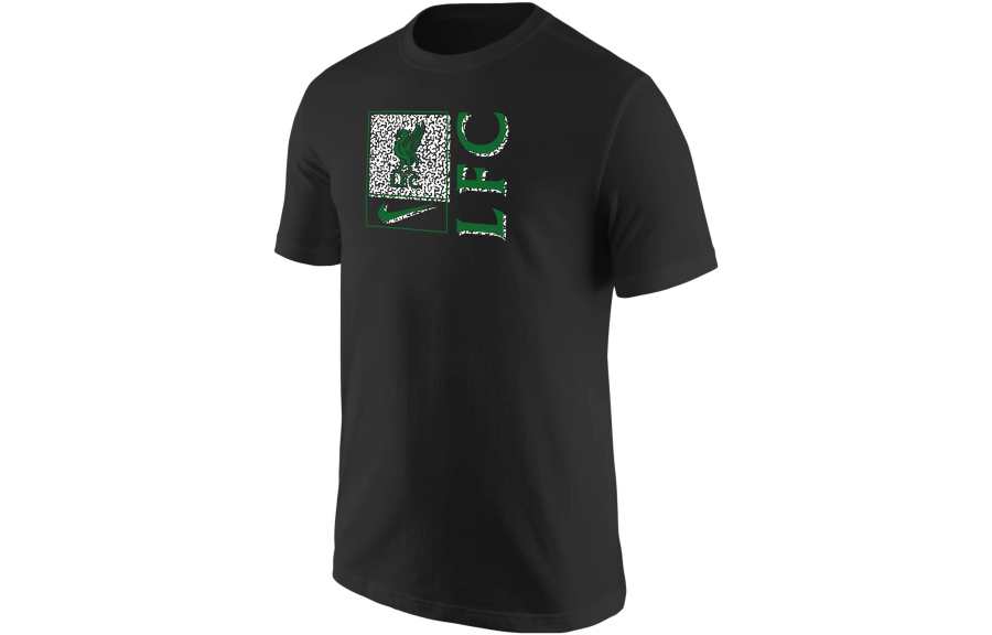 Nike Nike T Shirts Men's Black Crew Neck Moderate Straight Fit