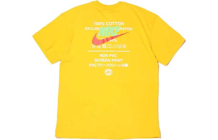 Nike Nike Drop Shoulder Sleeve T Shirt Men's Yellow