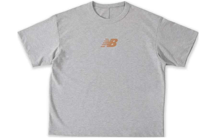 New Balance New Balance New Balance SS23 9BOX T Shirts Unisex Gray Crew Neck Moderate Straight Fit