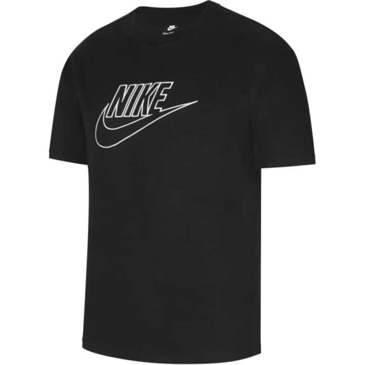 Nike Nike T Shirts Men's Black Crew Neck Moderate Straight Fit