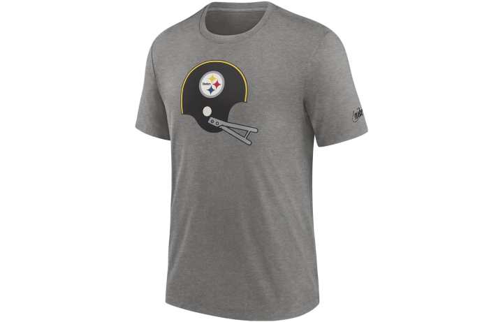 Nike Nike T Shirts Men's Gray Crew Neck Moderate Straight Fit