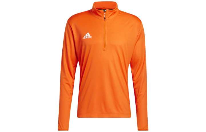 Adidas Adidas T Shirts Men's Orange Stand Collar Moderate Straight Fit