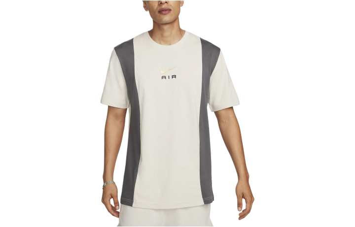 Nike Nike T Shirts Men's Brown Crew Neck Moderate Straight Fit