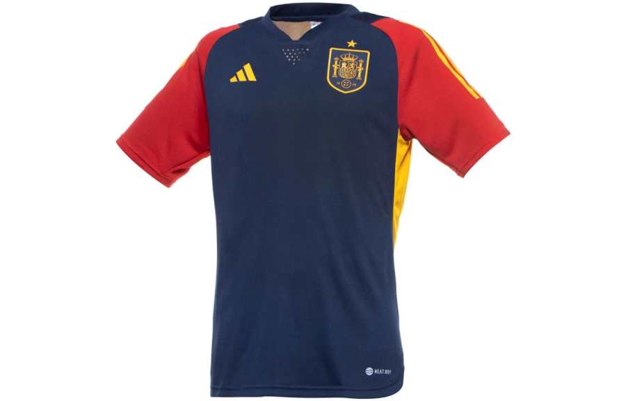 Adidas Adidas T Shirts Men's Blue V Neck Moderate