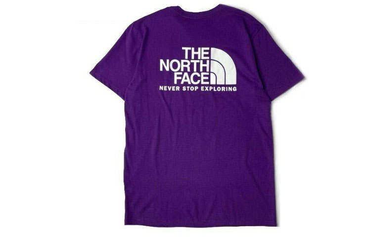 THE NORTH FACE T Shirts Men's Gravity Purple Crew Neck Moderate Straight Fit