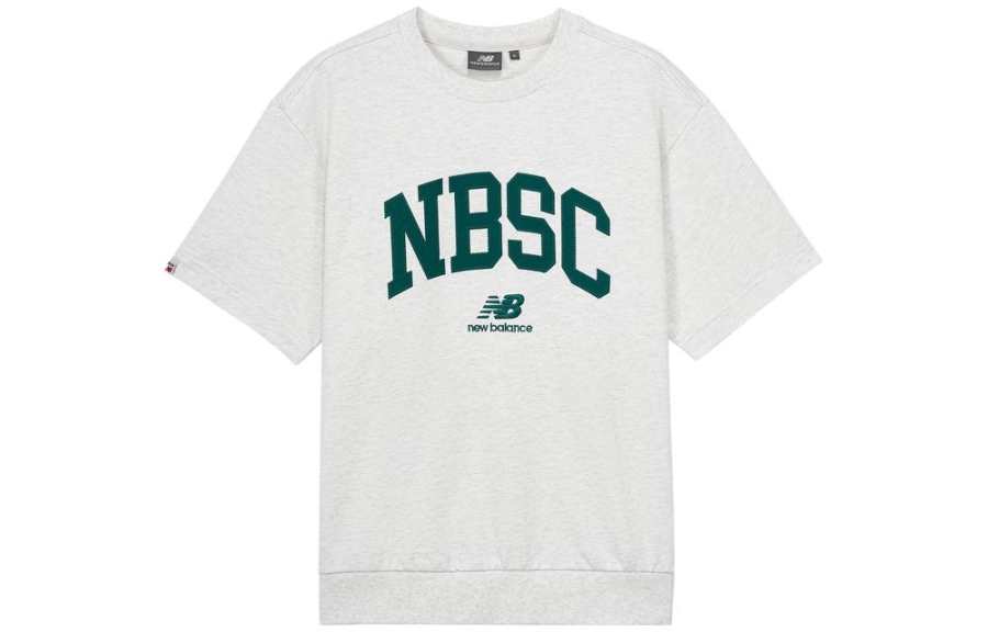 New Balance New Balance Retro Sports Collection T Shirts Men's Gray Crew Neck Moderate