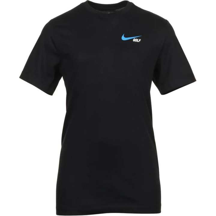 Nike Nike T Shirts Men's Black Crew Neck Moderate Straight Fit