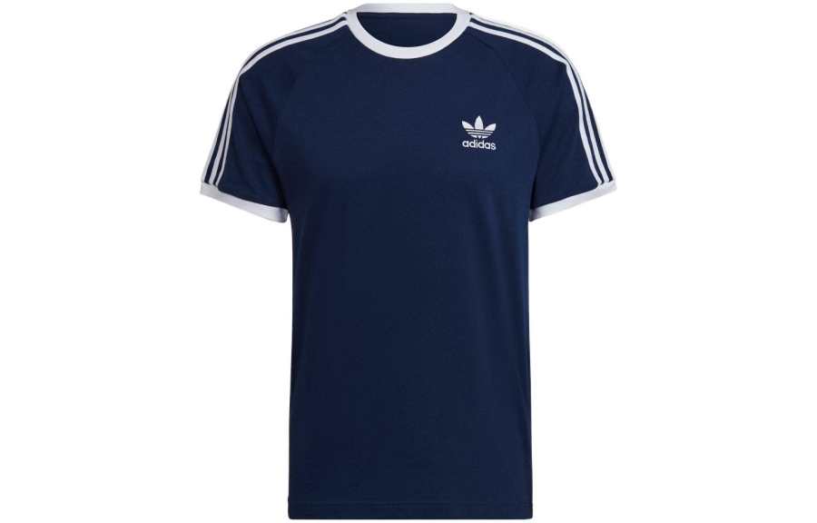 Adidas Originals Logo Embroidered Crewneck T Shirt