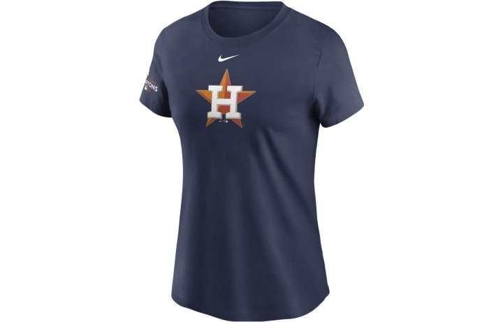 Nike Nike T Shirts Men's Navy Blue Crew Neck Moderate Straight Fit