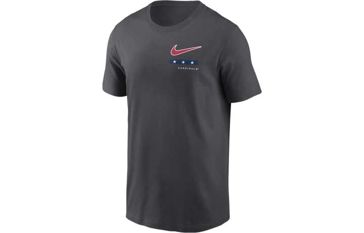 Nike Nike T Shirts Men's Black Crew Neck Moderate Straight Fit