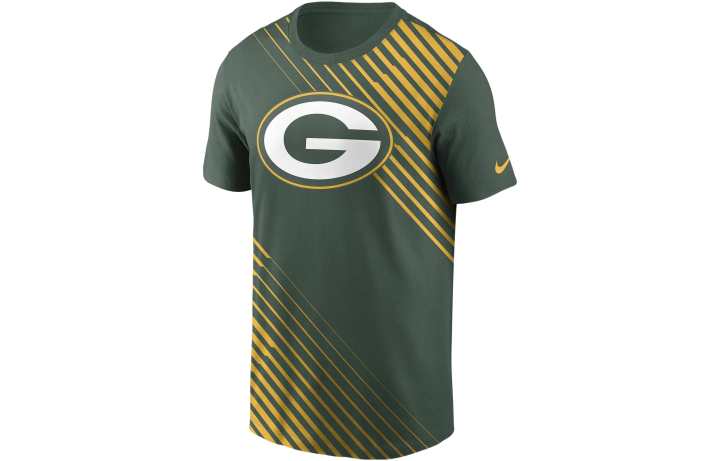 Nike Nike T Shirts Men's Green Crew Neck Moderate Straight Fit