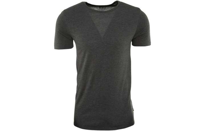 Nike Nike T Shirts Men's Gray Crew Neck Moderate Straight Fit