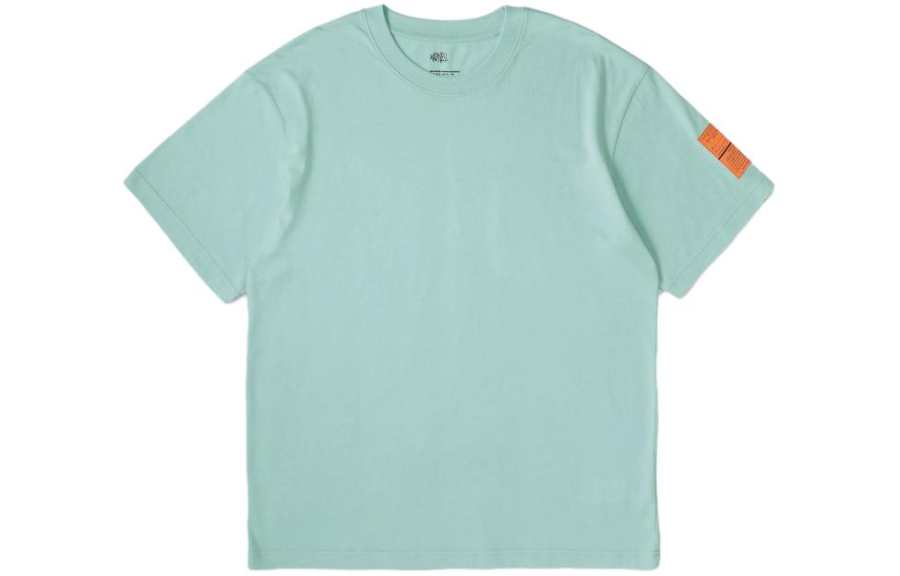 MADNESS T Shirts Unisex Turquoise Crew Neck Moderate Straight Fit