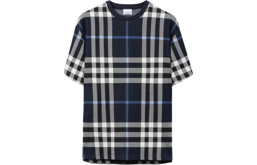 Burberry Check Cotton T shirt
