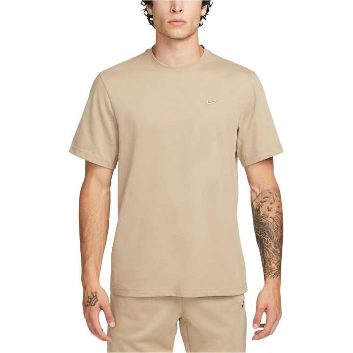Nike Nike T Shirts Men's Khaki Crew Neck Thin Straight Fit