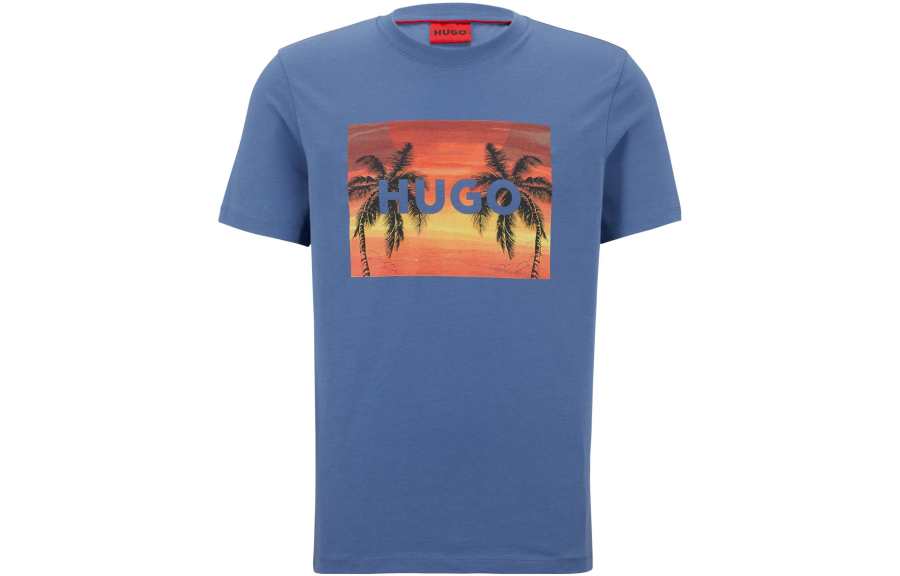 HUGO BOSS SS23 T Shirt Men's Blue