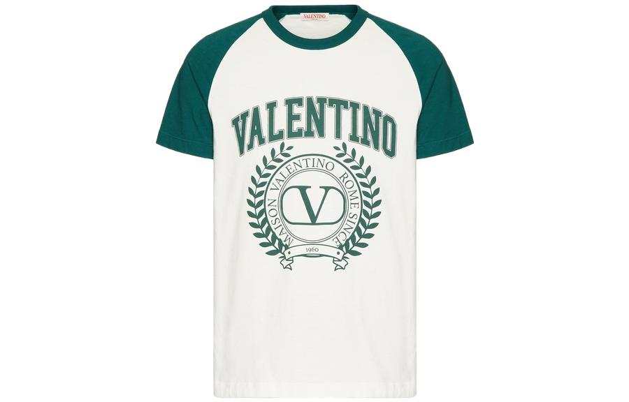 Valentino Logo Printed Crewneck T-Shirt