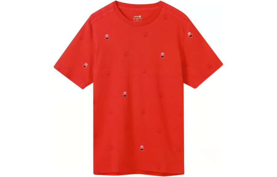 Adidas Neo Sesame Street Co branded Collection T Shirt Men's Red
