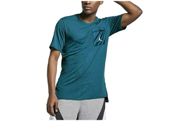 Jordan Jordan 23 T Shirts Men's Blue Crew Neck Thin Straight Fit