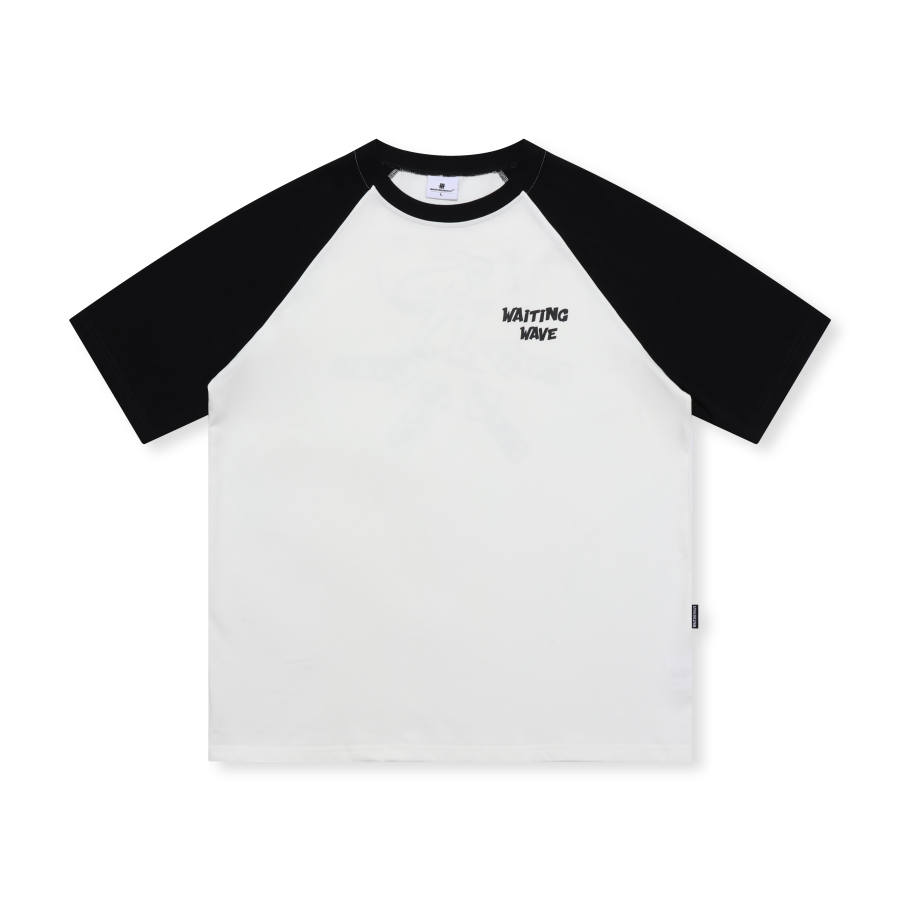 WAITINGWAVE T Shirts Unisex Crew Neck Moderate Straight Fit