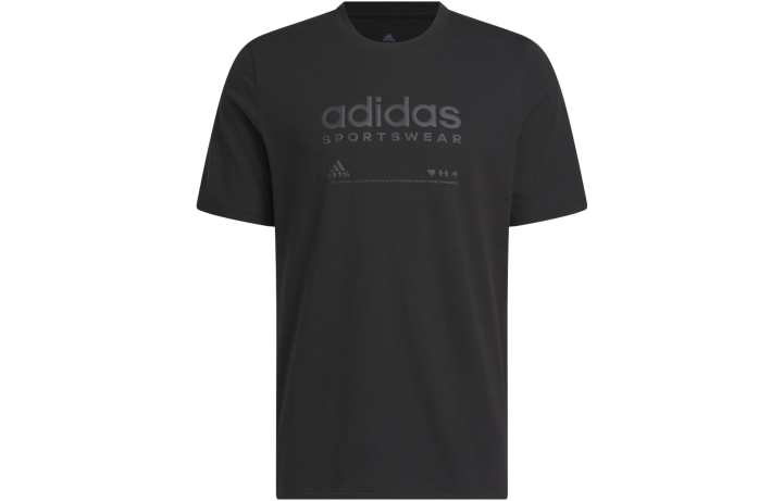 Adidas Adidas T Shirts Men's Black Crew Neck Moderate Straight Fit