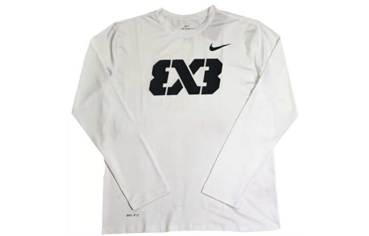 Nike Nike 3x4 T Shirts Unisex White Crew Neck Moderate Straight Fit