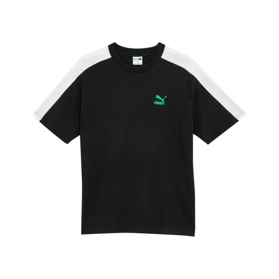 PUMA Drop Shoulder Sleeve T-Shirt Men's Black