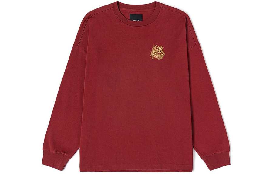 Vans Year Of The Dragon Chinese Zodiac Collection T Shirt Unisex Red Brown