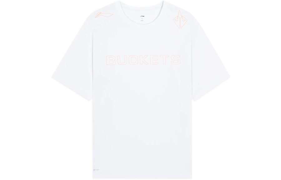 Li-Ning Li Ning Professional Basketball Collection T Shirt Men's White