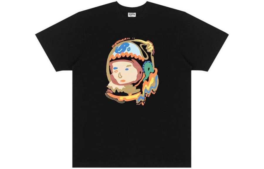 BILLIONAIRE BOYS CLUB T Shirts Unisex Black Crew Neck Moderate Straight Fit