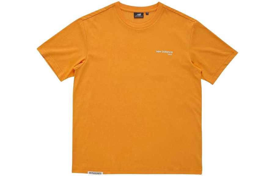 New Balance New Balance T Shirts Men's Orange Crew Neck Moderate Other