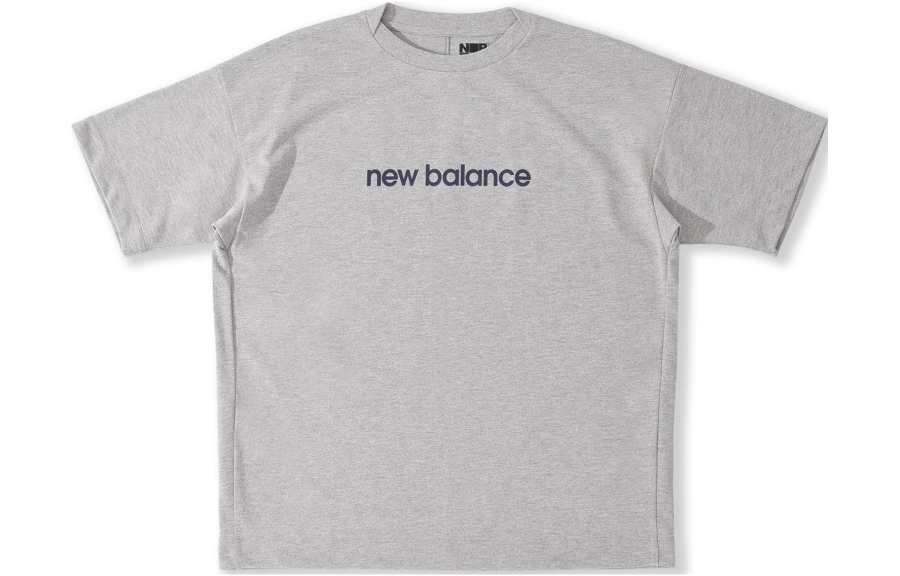 New Balance New Balance New Balance SS23 9BOX T Shirts Unisex Gray Crew Neck Moderate Straight Fit