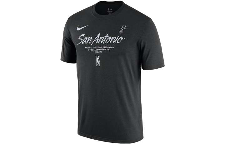 Nike Nike T Shirts Men's Black Crew Neck Moderate Straight Fit