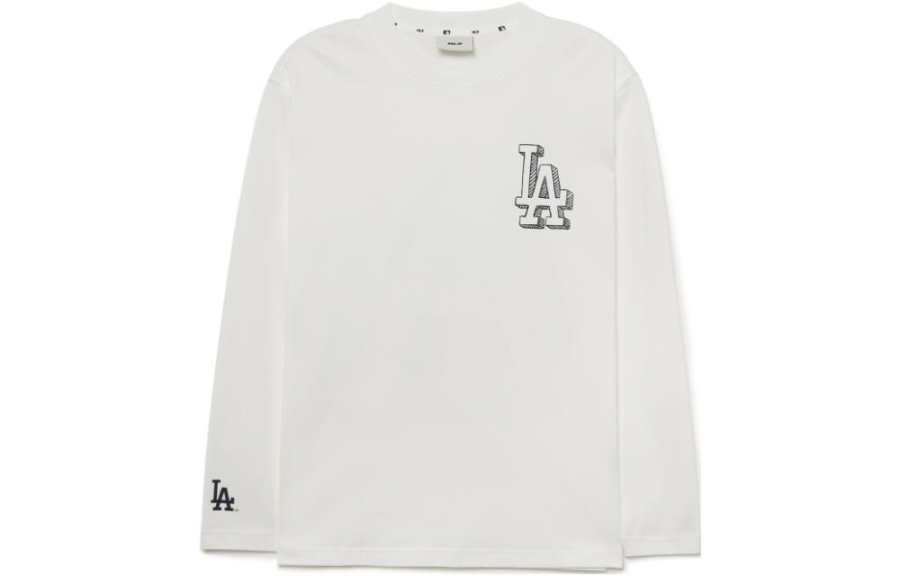 MLB MLB T Shirts Unisex White Crew Neck Moderate Straight Fit