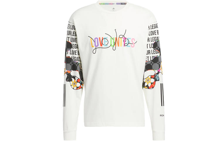 Adidas Adidas T Shirts Unisex White Crew Neck Moderate