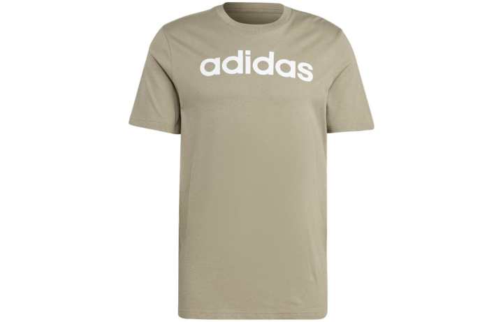 Adidas Adidas T Shirts Men's Olive Crew Neck Moderate