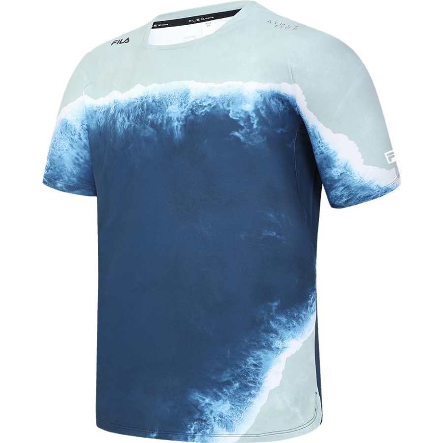 FILA FW23 T Shirt Men's All Over Print