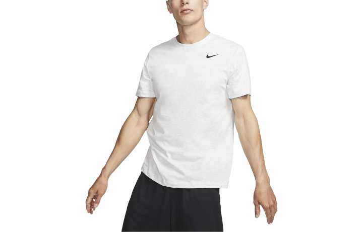 Nike Nike T Shirts Men's White Crew Neck Moderate Straight Fit