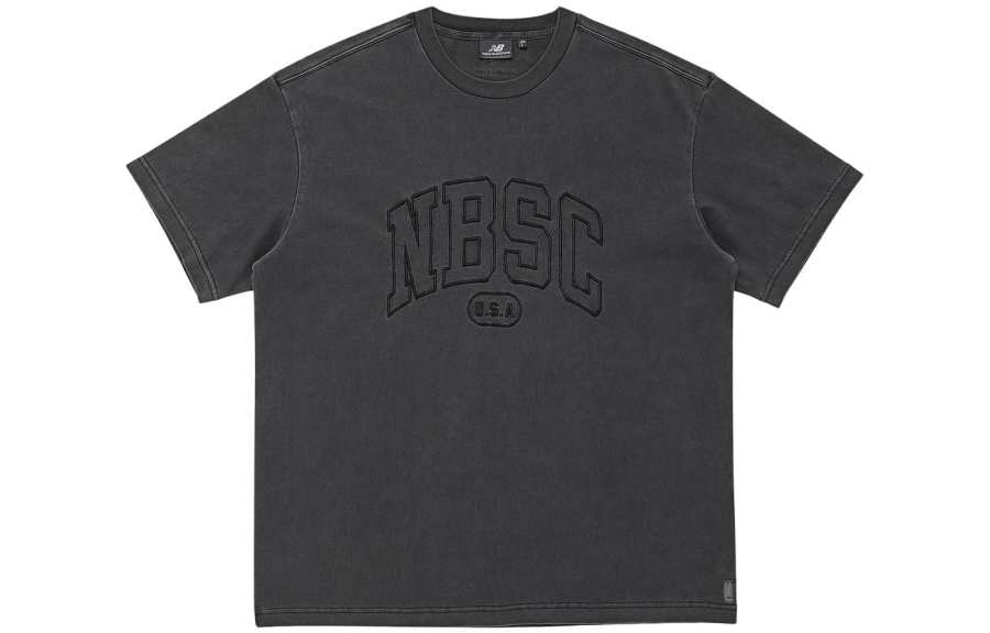 New Balance New Balance T Shirts Men's Gray Crew Neck Moderate
