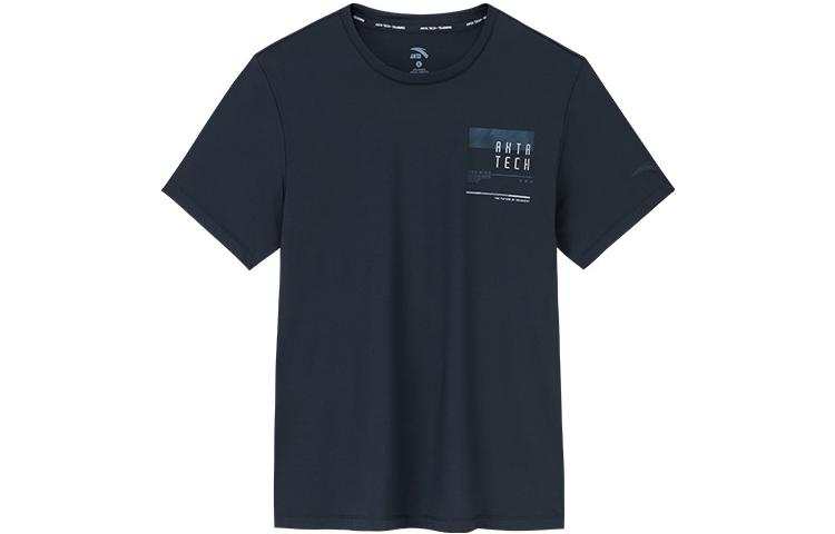 ANTA Variety Training Collection T Shirts Men's Black Crew Neck Moderate Straight Fit