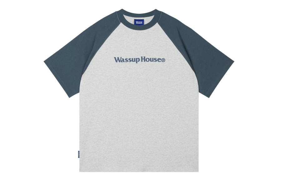 WASSUP Logo T Shirts Unisex Crew Neck Moderate Straight Fit