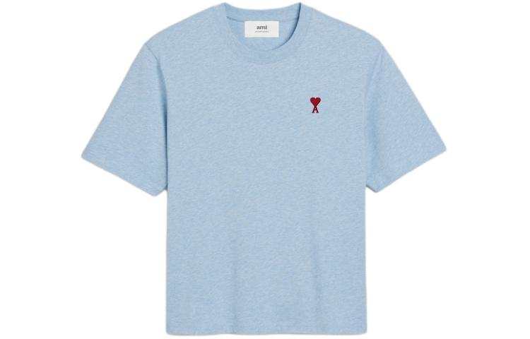 AMIPARIS Ami Paris Ami De Coeur Logo Embroidered Crewneck T Shirt