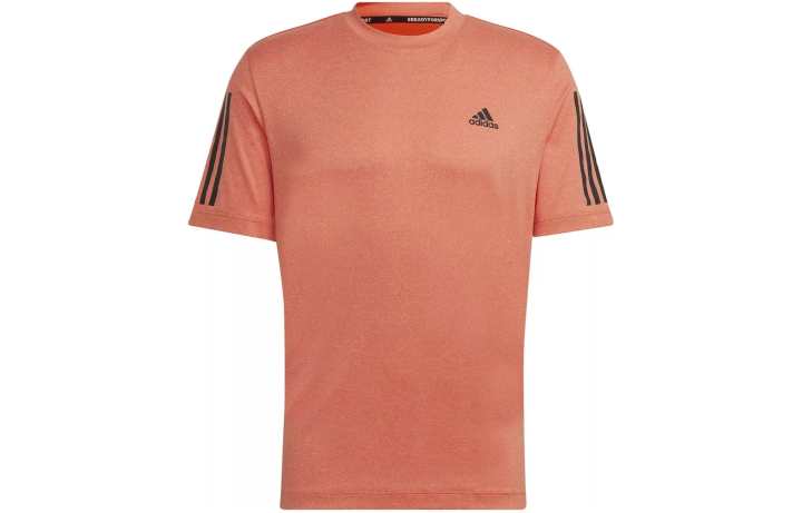 Adidas Adidas T Shirts Men's Orange Crew Neck Moderate Straight Fit