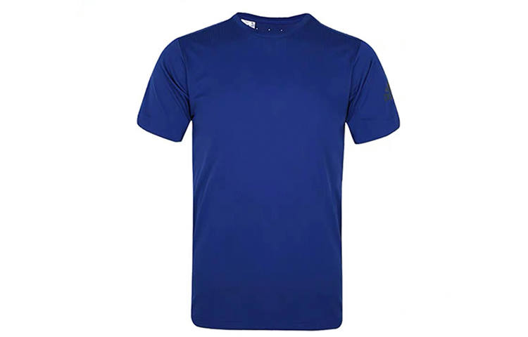 Adidas Adidas T Shirts Men's Blue Crew Neck Moderate Straight Fit