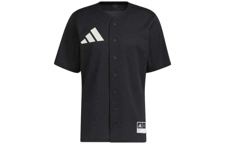 Adidas Adidas T Shirts Men's Black V Neck Moderate Straight Fit