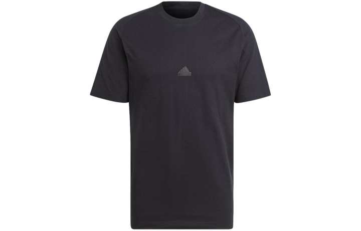 Adidas Adidas T Shirts Men's Black Crew Neck Moderate Straight Fit