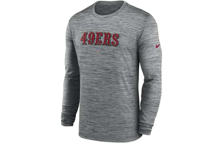 Nike Nike Dri Fit T Shirts Men's Gray Crew Neck Moderate Straight Fit