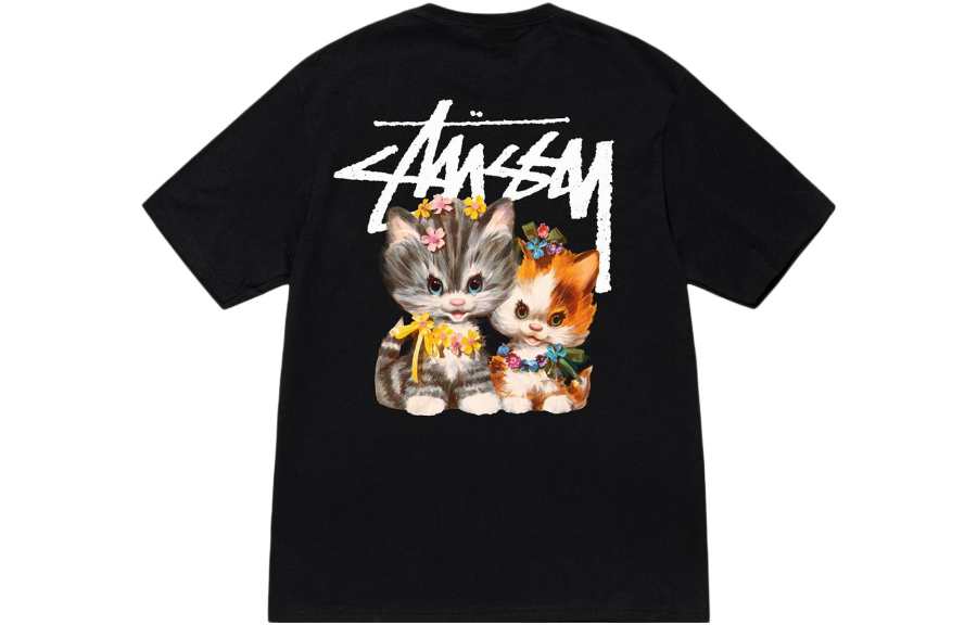 Stussy Stussy Kittens Tee White